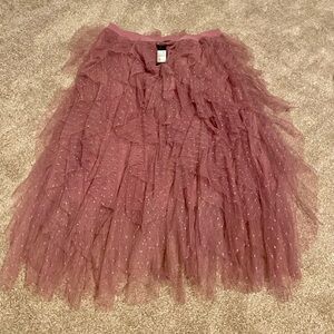 City Chic Dusty Pink Tulle Skirt